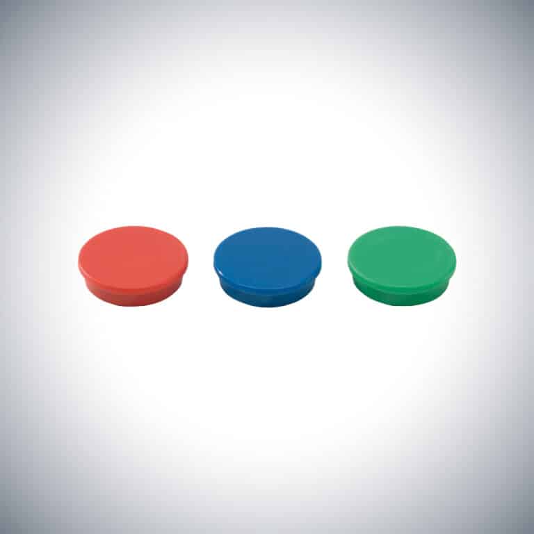Rundmagneten - bunt - 3 farben