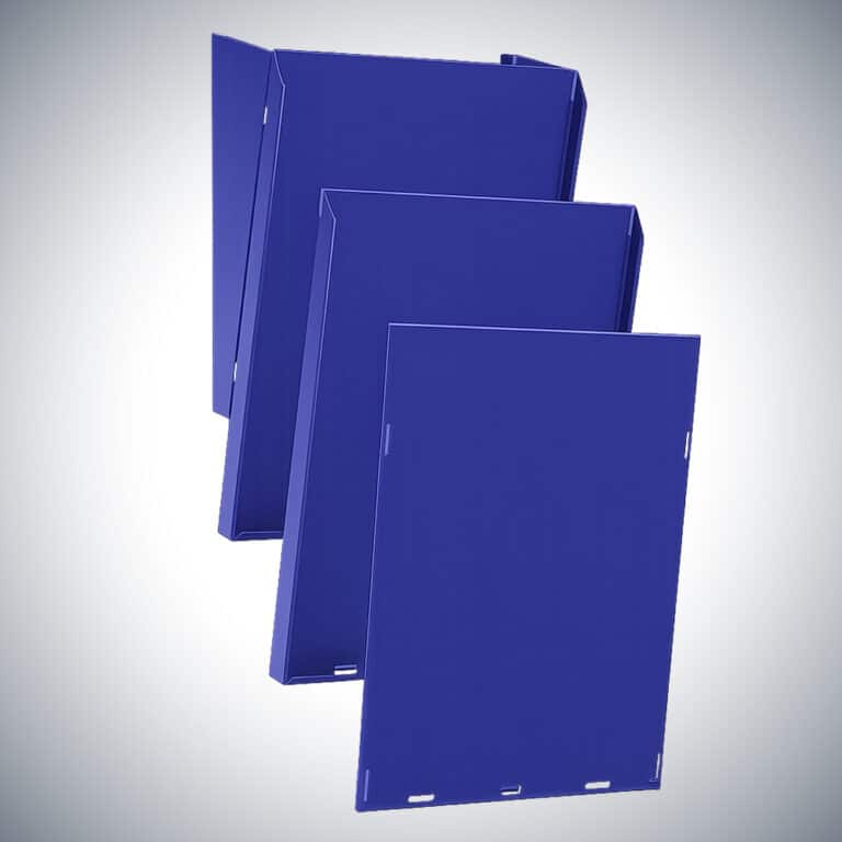Fächersystem Griffsicht - grundeinheit - RAL 5002 blau