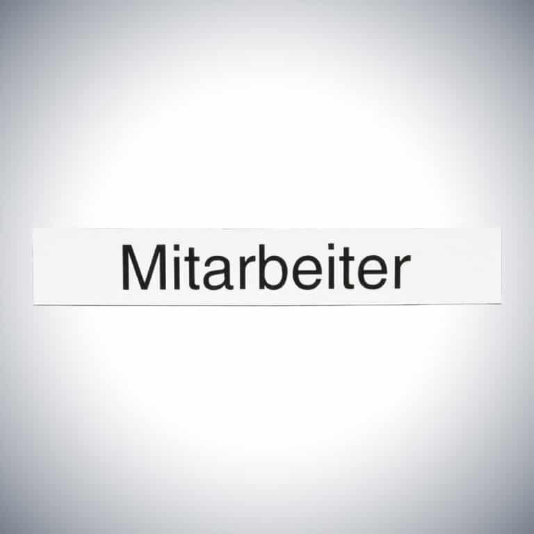 Magnetband - Mitarbeiter